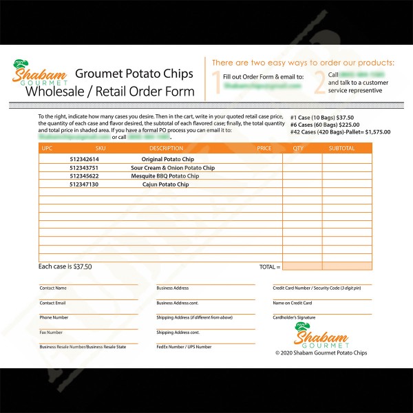 Sell, Pricing  & Shipping Sheet Designs (per sheet/page)